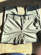 Hurley Tan Khaki Stretch Moisture Wicking Size 38 Tech Pants