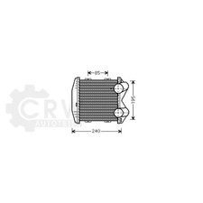 Ladeluftkühler für Smart Crossblade 0.6 Bj.02-03