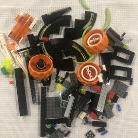 LEGO Mars Mission Parts Pieces Lot - Space Hard Plastic Orange Wheels Etc