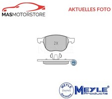 SATZ BREMSBELÄGE BREMSKLÖTZE VORNE MEYLE 025 237 2318/PD A FÜR VOLVO V50,V40