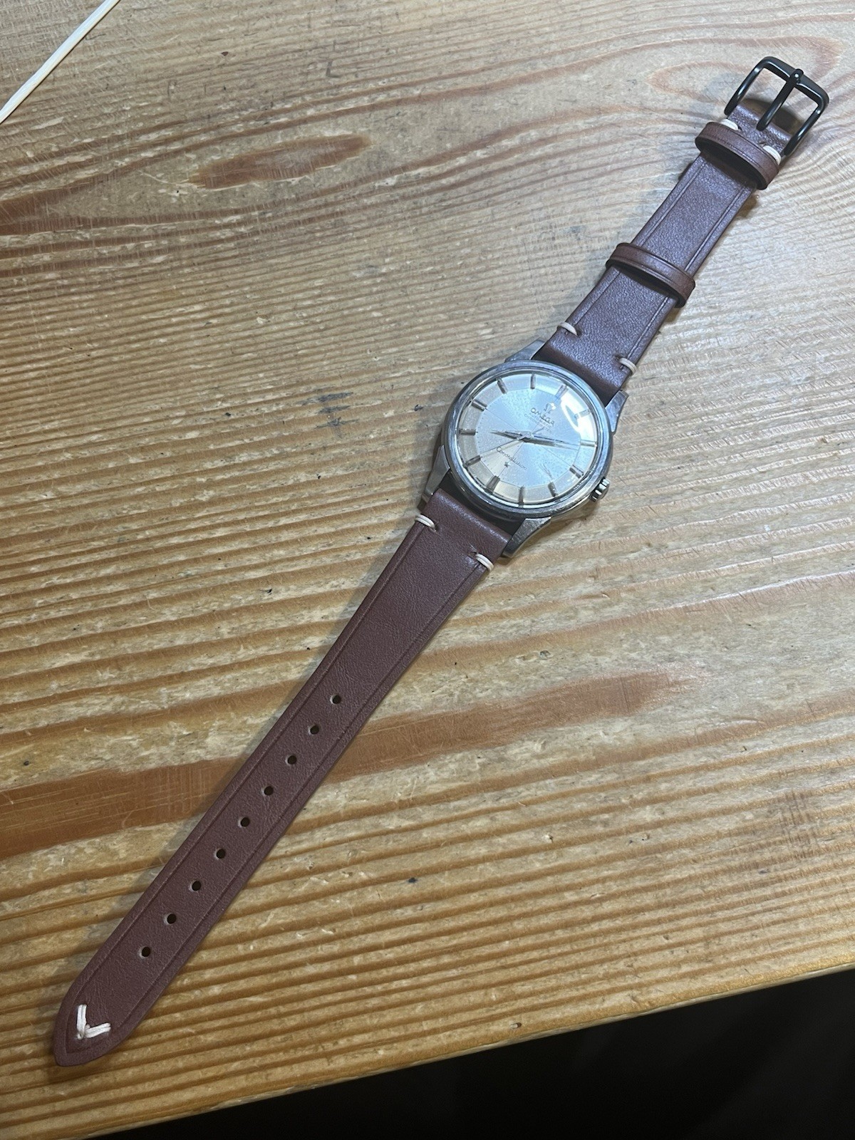 Vintage Omega Pie-Pan Constellation, Chronometer, Crosshair Dial, Automatic~1961 image 4
