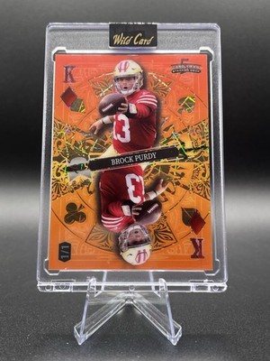 Wild Card 2024 5 Card Draw Stacked Deck Brock Purdy King of Diamonds 1/1