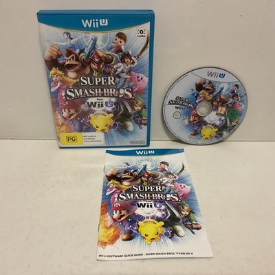 Super Smash Bros Nintendo Wii U PAL - VGC - Free Post