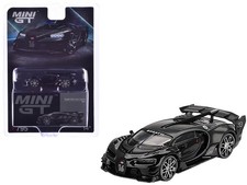 Mini GT MGT00795 1/64 Bugatti Vision Gran Turismo Black and Carbon