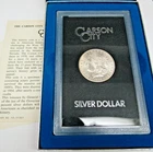 1882 CC Morgan Silver Dollar Uncirculated GSA certified from Comstock Lode OGP