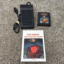 Atari 2600 Game ~ STAR RAIDERS  w Manual AndThe VIDEO TOUCH PAD ~ Working Great! image