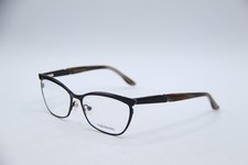 NEW VERA WANG V391 NO BLACK BROWN AUTHENTIC FRAMES EYEGLASSES 51-15