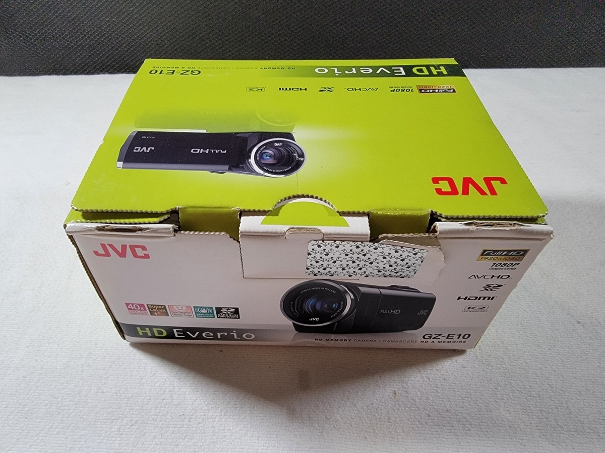 JVC GZ-E10 1.5MP Memory Camcorder with 40x Optical Zoom - Purple