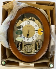 SMALL WORLD RHYTHM TIMECRACKER CLOCK SWAROVSKI CRYSTAL MUSIC MOTION 4MH780-R