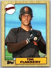 ⚾ 1987 Topps #763 Tim Flannery San Diego Padres