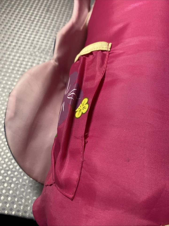 DE COLECCIÓN SACO DE DORMIR NIÑOS ROSA MAGENTA MARIPOSA MOCHILA RAYAS 56"x58" Foto 4 de 4