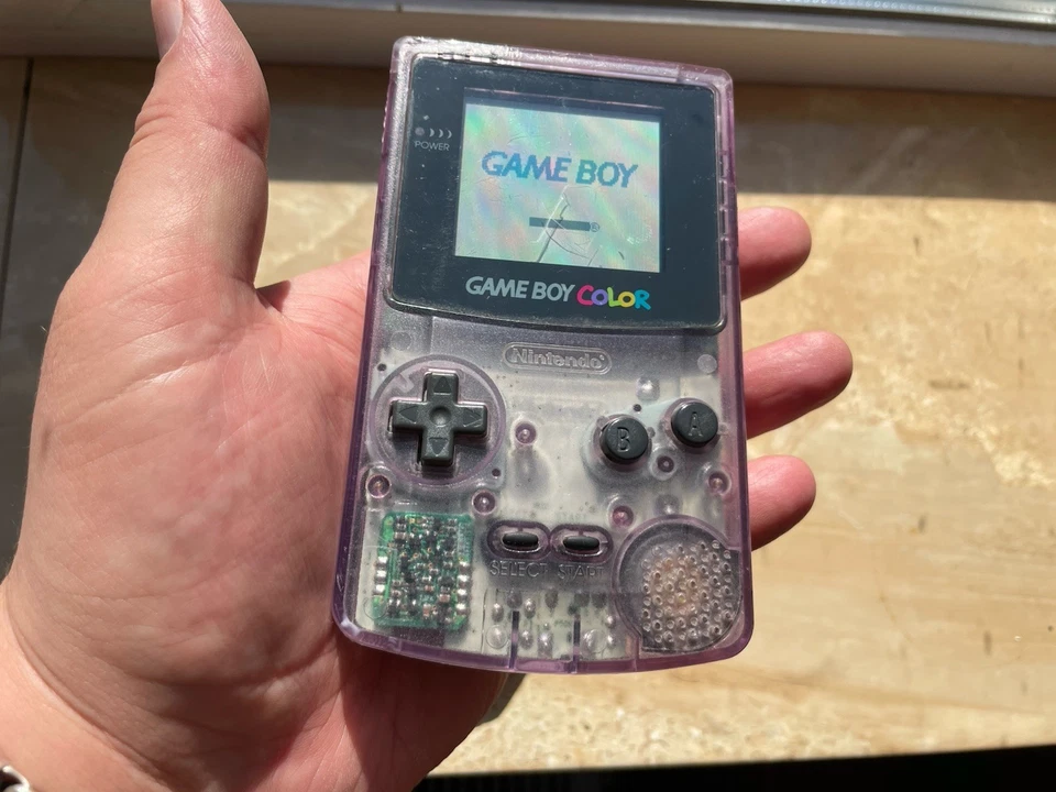 Nintendo Game Boy Color Atomic Purple Handheld Gaming Console - Image 3 of 4