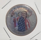 Team 2026 USA Hockey Captain Jack Hughes Celebrates Gold Kennedy Half Dollar
