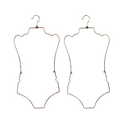 Body Shape Lingerie Hanger Closet Organizer Top Swivel Hook Bikini Hanger for