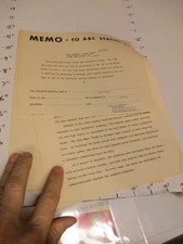 Tom Corbett Space Cadet 1950s ABC TV show rocket 3pg commercial radio promo