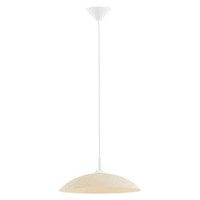Weiß Ecru Klassisch HäNgelampe Pendelleuchte 1X60W/E27 38X100 [Cm]