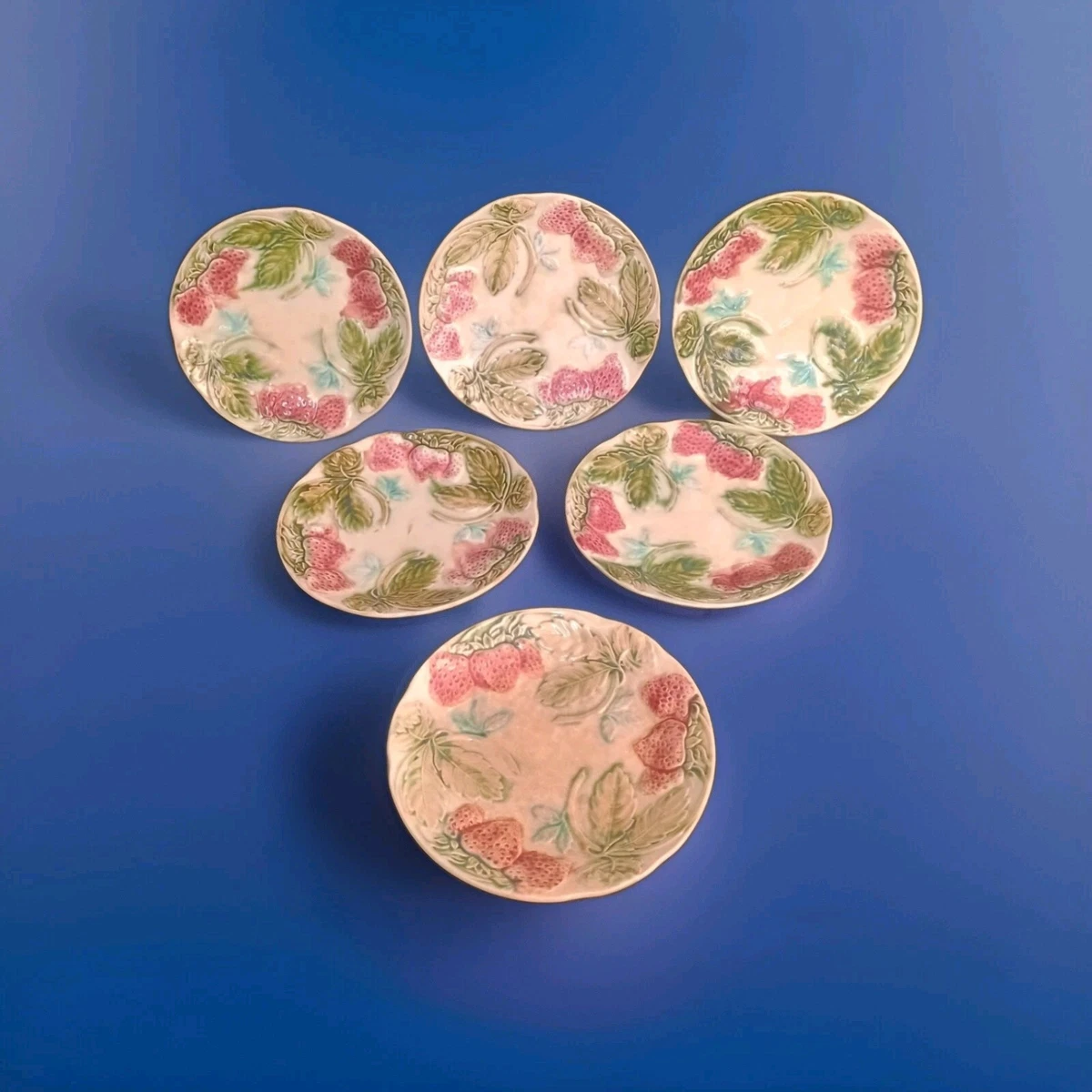 Dessous-de-plat En Barbotine Vintage – Set De Table Céramique Multifruits – Décoration Cuisine Rétro