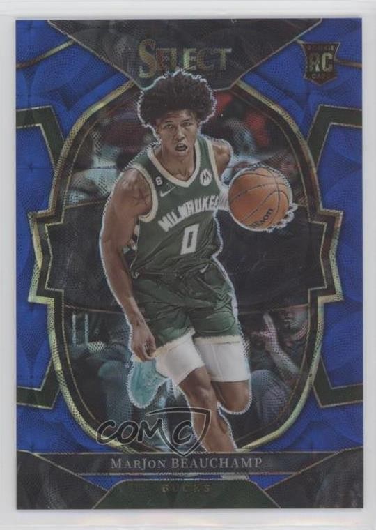 2022-23 Panini Select Concourse Blue Scope Prizm /249 MarJon Beauchamp Rookie RC