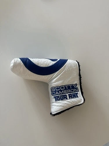 NEW Scotty Cameron TOUR ONLY - TOUR RAT Headcover White & Blue BLADE Putter
