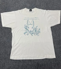 Vintage Screen Stars Best T Shirt Single Stitch Bunny Logo Bible Verse Positive