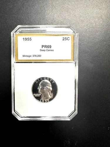 1955 Washington Quarter BU Uncirculated Mint State 90% Silver 25c US Coin