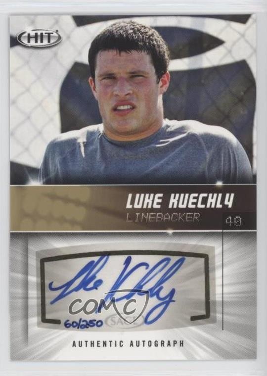 Luke Kuechly SA-GE Hit Autographs #A40 Gold