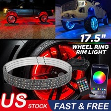 15.5 17.5 Rgb Wheel Ring Lights Led Light For Truck Car Rim Lights Bluetooth 15.5 17.5 Rgb Wheel Ring Lights Led Light For Truck Car Rim Lights Bluetooth