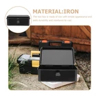 metal lockable toolbox Small Tool Box Secured Toolbox Portable Tool Storage