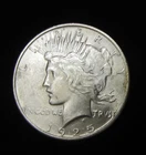 1925-P PEACE DOLLAR GEM BU - 90% SILVER $ - PHILADELPHIA MINT - SOME TONING