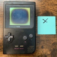 Nintendo Game Boy Pocket Black Handheld Console MGB-001 Japan