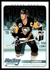 2013-14 Upper Deck Hockey Heroes 1990s Mario Lemieux Pittsburgh Penguins #HH63