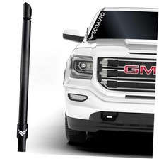 Truck Antenna for All Chevy  GMC Truck Model 8 Inch Flexible Matte Black