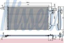 Nissens Condenser for VW Transporter TDi PD AXC/BRR 1.9 October 2003-June 2010