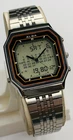 Vintage Alba Seiko Y950-5020 Japan Quartz Ana-Digi Alarm Chronograph Men's Watch
