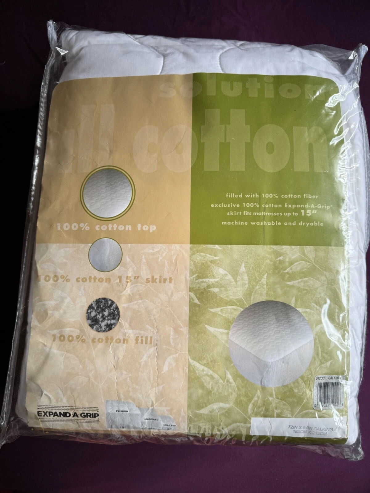 Hollander all cotton mattress cover