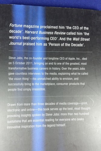 I STEVE George Beahm STEVE JOBS IN HIS OWN WORDS BOOK Apple Quotes Quotations - Picture 2 of 12