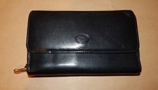 Portafoglio The Bridge, pelle, nero, buone condizioni