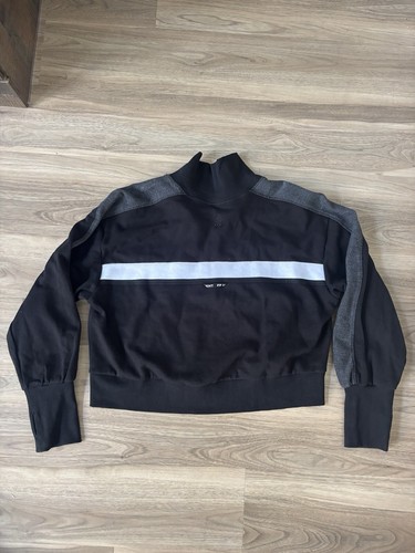 Free People FP Movement Size M High Jump Full Zip-Up Black Track Jacket NWT $98 - Picture 5 of 6