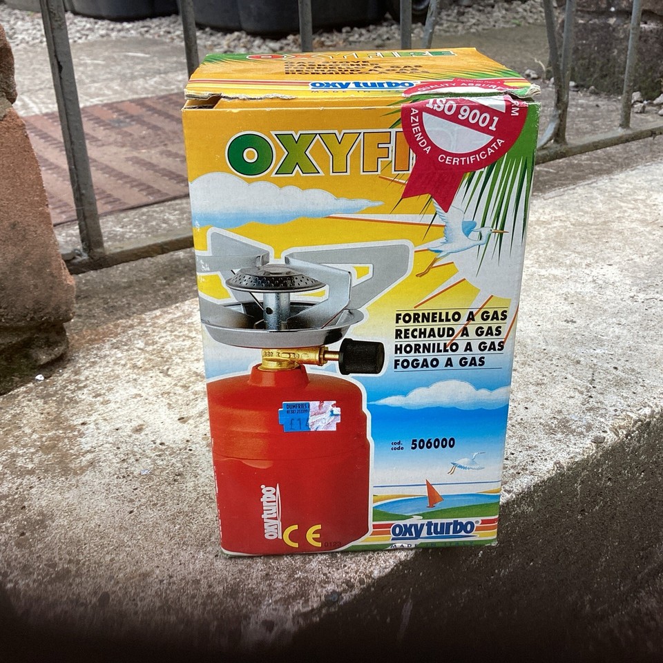 Oxyfire Oxy Turbo. Single Gas Ring Camping Stove eBay