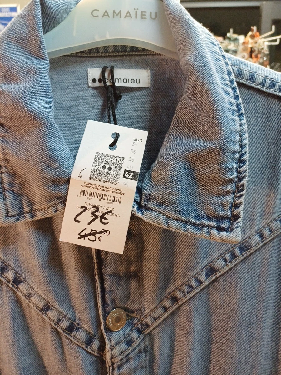 Combinaison femme jean camaieu hot sale