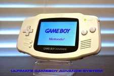 Nintendo Gameboy Advance Game Boy Handheld Console  Backlit/Amp/USB-C/IPS V5 WH