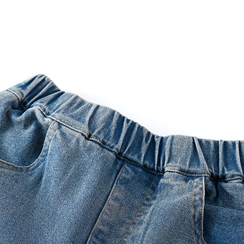 Kids Girls Jeans Boyfriends Pants With Pocket Denim School Youth Stretchy Jazz - Picture 9 of 28