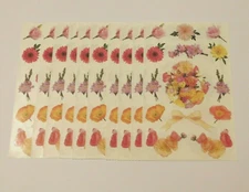 Mrs. Grossman's Stickers Lot of 10 Sheets ~Flower Bouquet Photoessence~ 1998