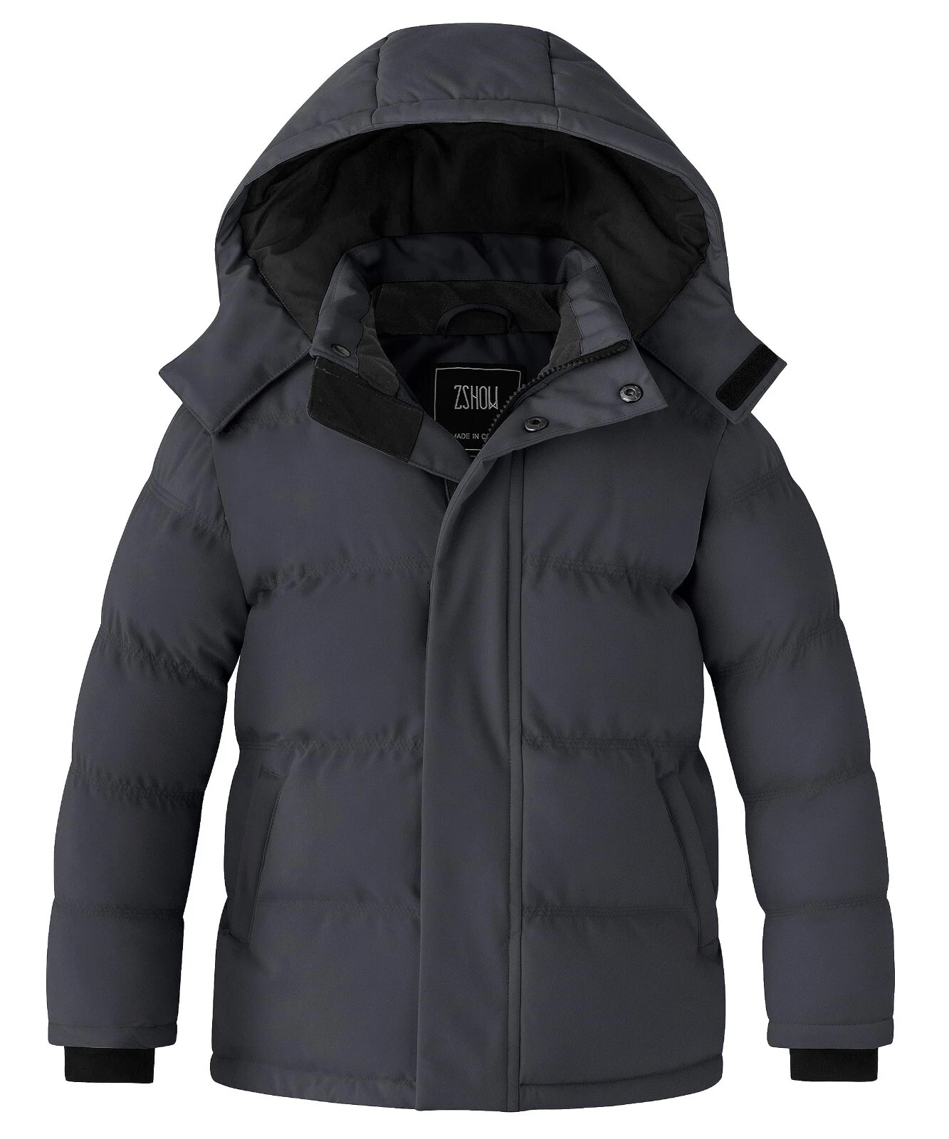 ZSHOW Boys Winter Coat Waterproof Warm Quilted Puffer Jacket with Removable Hood
Opens in a new wind