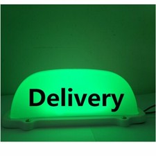 Car Top Light Waterproof 12v Led Delivery Light With Line Magnetic Base