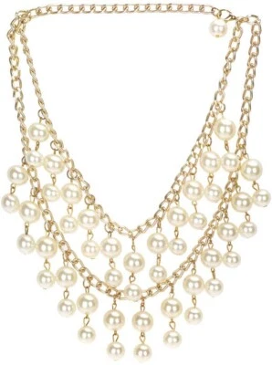 COOLCHANGE Kostüm Halskette von Caroline Channing | Perlenkette für 2 Broke Girls Fans