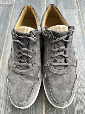 FootJoy Men’s Suede Dark Gray Golf Shoe Size 8M 54513 EUC!!