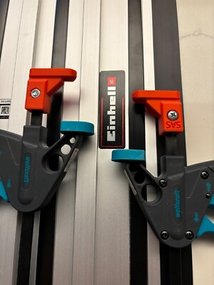 Einhell Gleissäge FSN Führungsschiene Klemmfüße - (PK2) passend für Wolfcraft Klemme