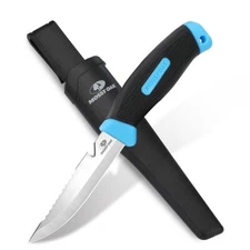 Mossy Oak 4" Fish Knife Bait Knife Fish Fillet Knife w/Sheath Razor Sharp Blade