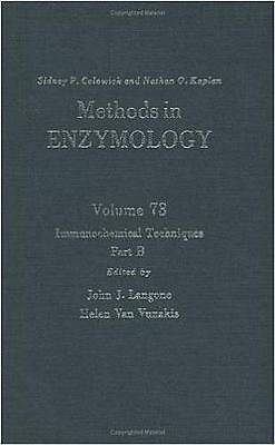 Immunochemical Techniques, Part B, Volume 73: Volume 73: Immunochemical Techniq